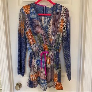 Lavender Brown Romper